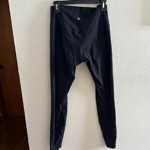 Black Lululemon Align Leggings size 10